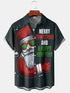 Men's Christmas Funny Graphic Short Sleeve Hawaiian Shirt